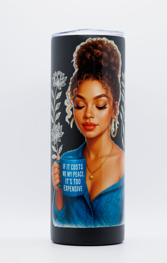 My Peace Black Tumbler
