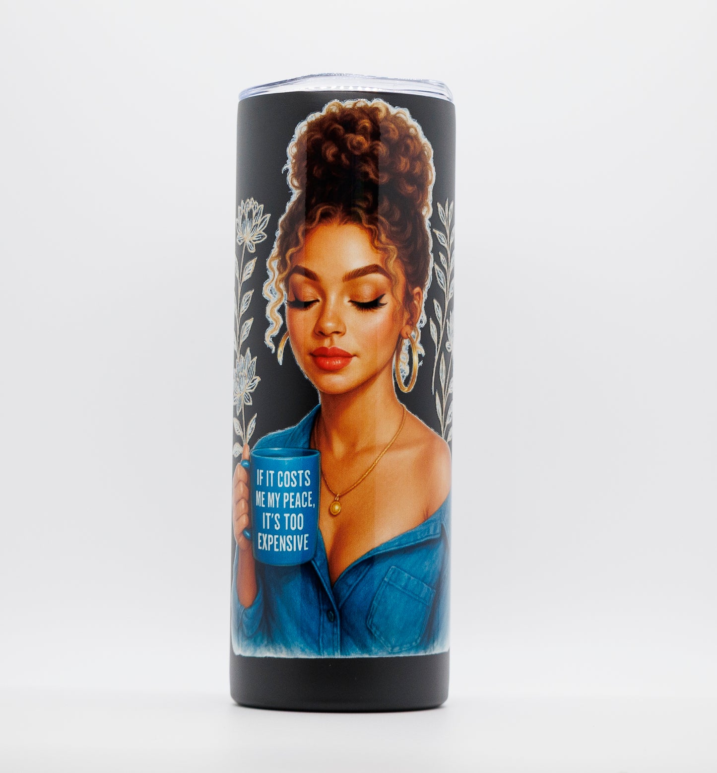 My Peace Black Tumbler
